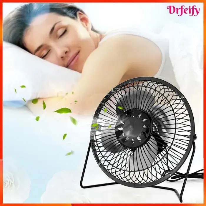 Mini ventilateur portable - AKOZON - Solaire USB - Panneau 45W 6V - Support réglable - Cadre métal