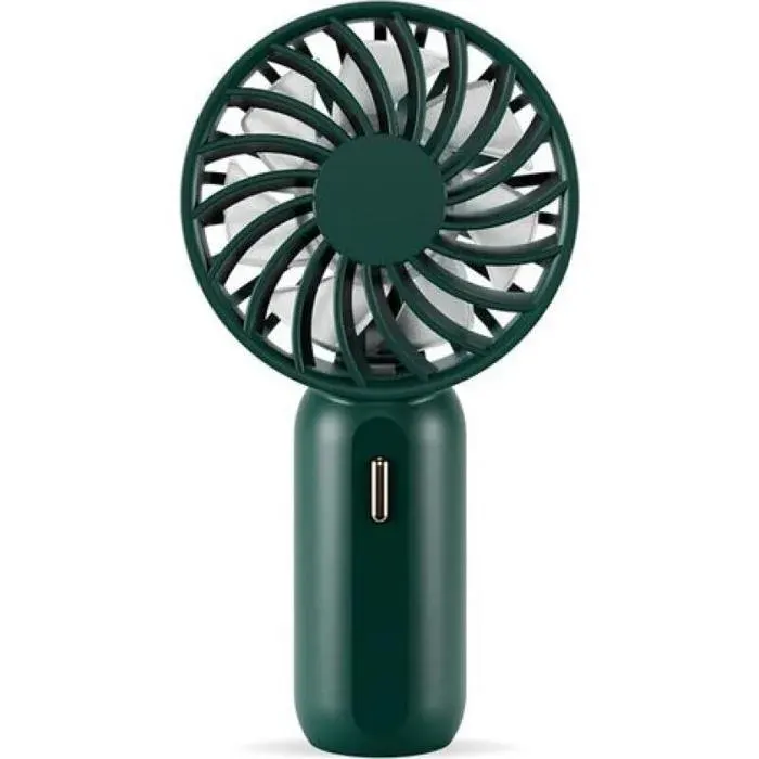 Mini Ventilateur Portable avec 3 Vitesses Réglables Batterie Rechargeable Cordon Ventilateur USB Silencieux