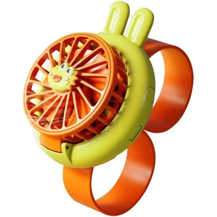 Mini ventilateur portable - COMPUTING - Bracelet - Rechargeable USB - 3 vitesses - Léger et compact
