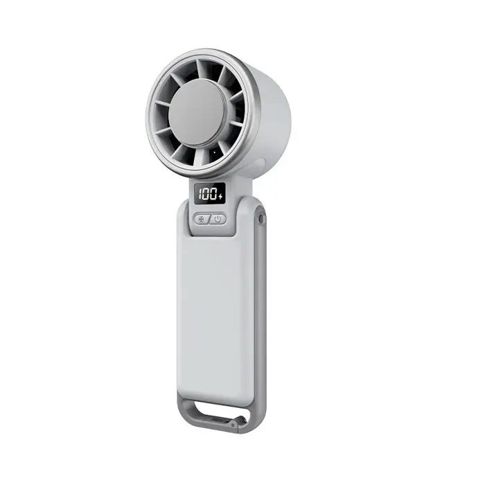 Mini ventilateur portable - KZQ - Rechargeable - 5 vitesses - Silencieux - Compact
