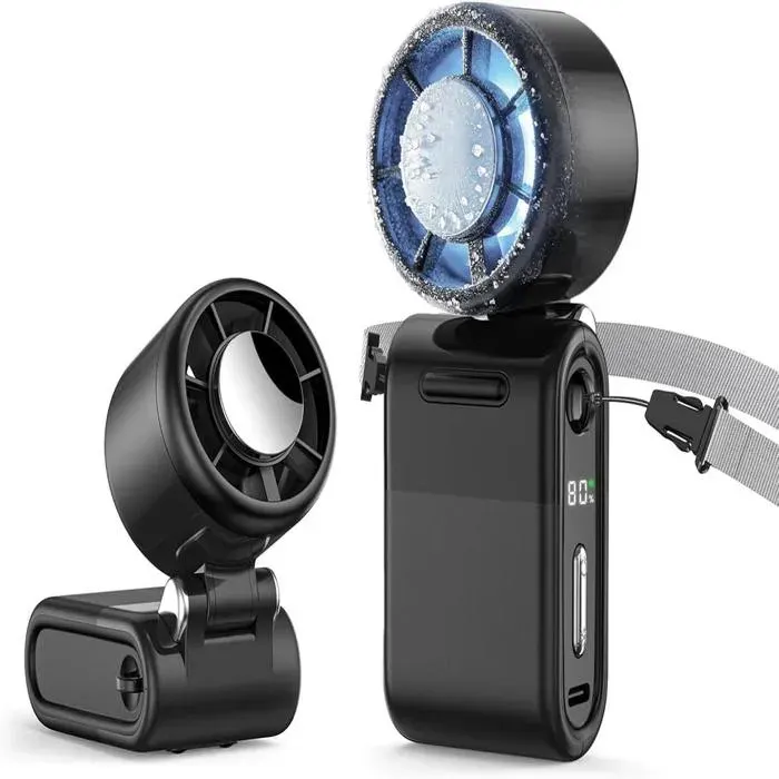 Mini ventilateur portable (noir)