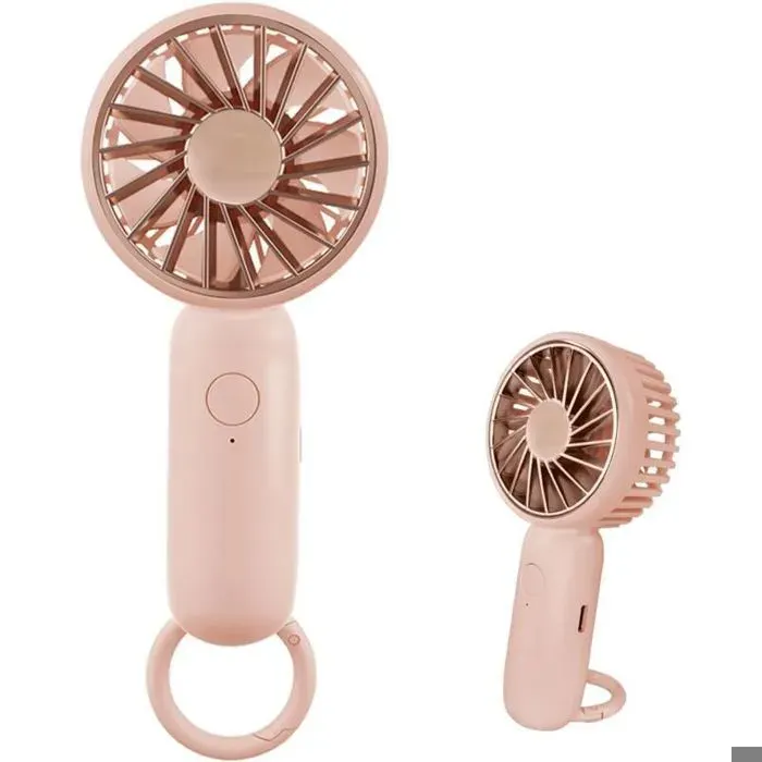 Mini ventilateur portable puissant ventilateur de bureau avec boucle ventilateur USB léger convient aux femmes et aux hommes so