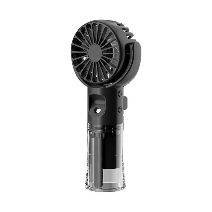 Mini ventilateur portatif humidificateur ventilateur portatif ventilateur USB rechargeable à 4 vitesses réglables