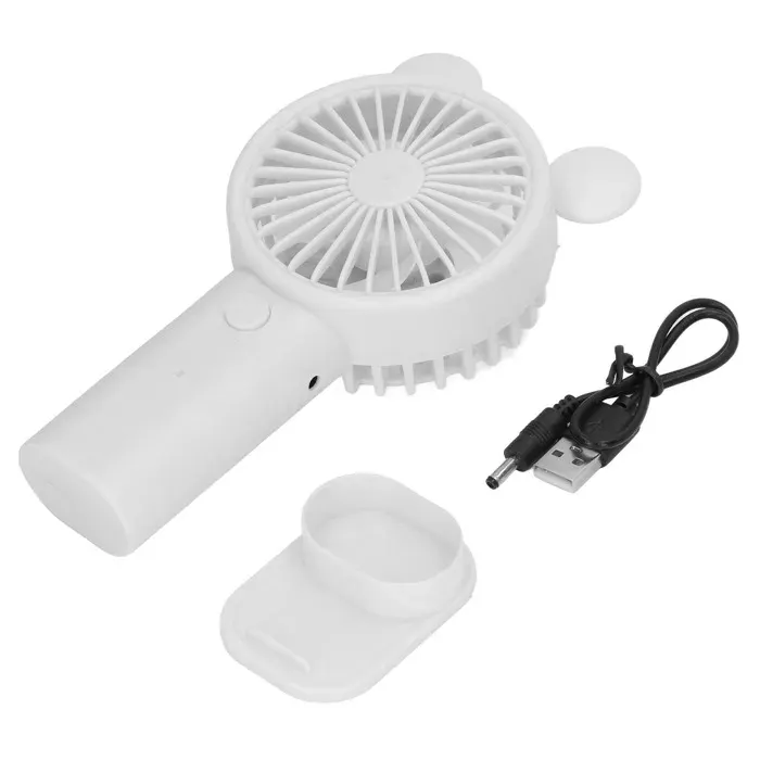 Mini ventilateur portatif - OKUMGGYJ - 1200mAh - Rechargeable - 80x170mm - Léger 128g