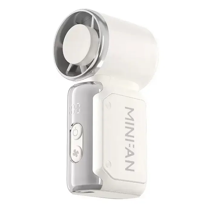 Mini ventilateur portatifventilateur de poche portable à chargement USBadapté pour en extérieuren voyage et au bureau-BLANC