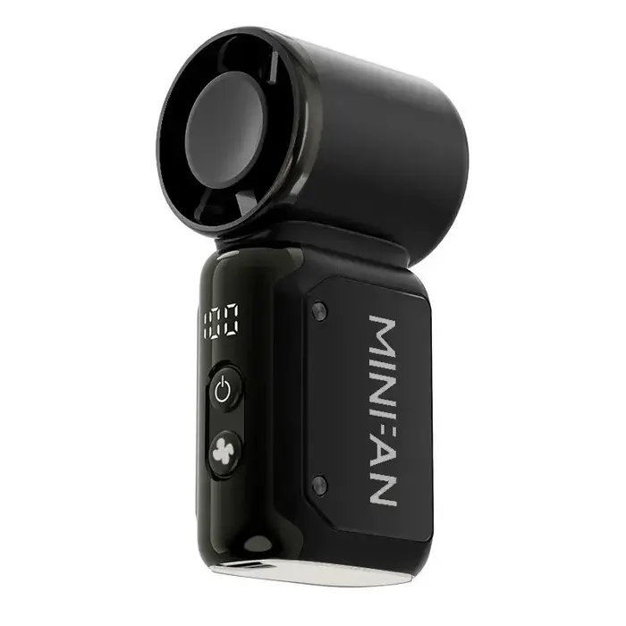 Mini ventilateur portatifventilateur de poche portable à chargement USBadapté pour en extérieuren voyage et au bureau-noir