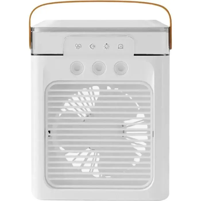 Mini Ventilateur Sur secteur avec Brumisation Refroidisseur dAir USB pour Dortoir et DesktopBlanc