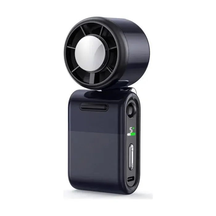 Mini ventilateur turbo Portable à main 5 vitesses haute puissance Rechargeable et silencieux personnel compact pour