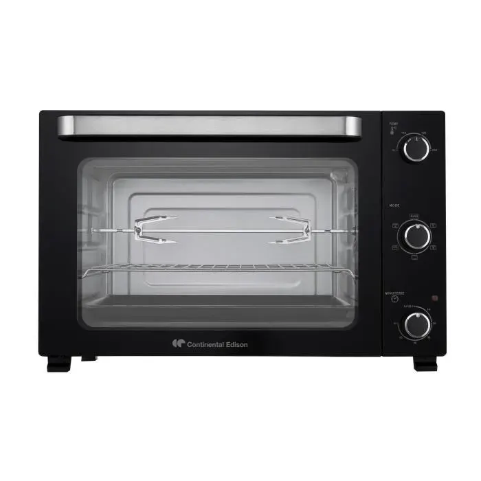 Minifour électrique - Chaleur tournante - CONTINENTAL EDISON - CEMF60B3 - Noir - L60 x H39 x P 48 cm