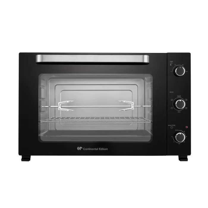 Minifour électrique -Chaleur tournante- CONTINENTAL EDISON - CEMF80B - Noir - L68 x H428 x P 48 cm