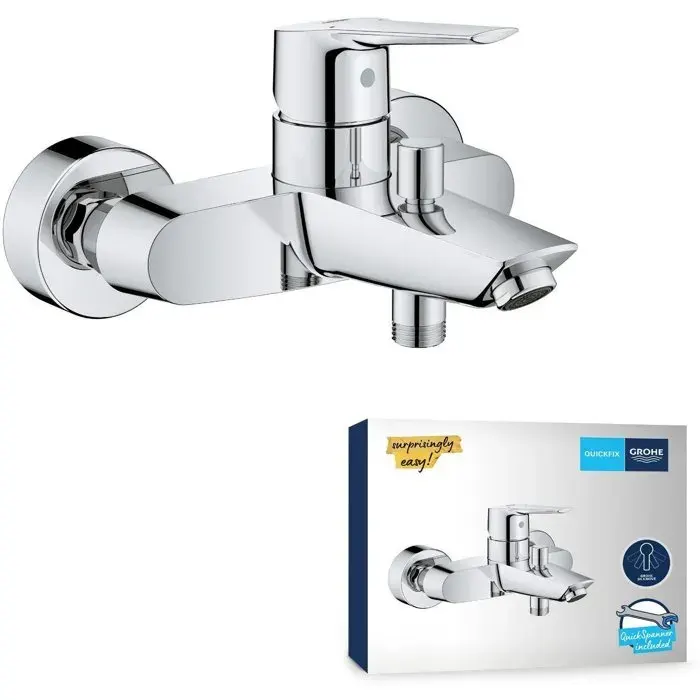 Mitigeur Bain / Douche Start - GROHE - 24206002 - Inverseur automatique - Mousseur économique - Chromé