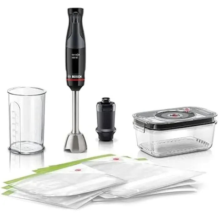 Mixeur à main - BOSCH - Varinha MSM4B6V2 - 1000 Watt - Vitesse dynamique - Noir — coloris Noire