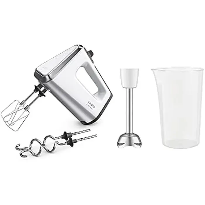 Mixeur à main - KRUPS - 3Mix 9000 GN9121 - 750 W - Blanc - Mélangeur par Immersion — coloris Blanche