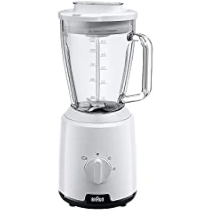 Mixeur / blender - BRAUN - Liquidificadora JB1050WH - 2 vitesses et fonction de broyage de glace - Blanc