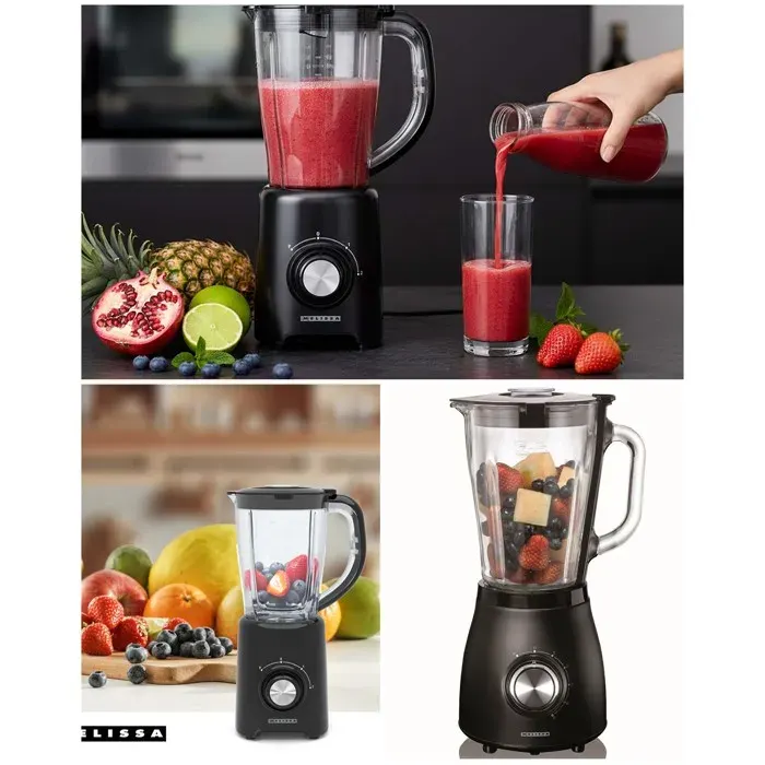 Mixeur Blender - MELISSA - W16180134 - 800W - Bol 1.5L - 2 Vitesses