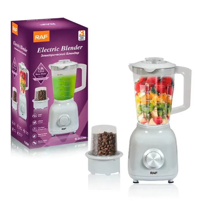 Mixeur Blender Multifonctionnel Broyeur Robot Culinaire Blender Smoothie Fruits pour Smoothie Milk-shake FruitsPuissant 350W