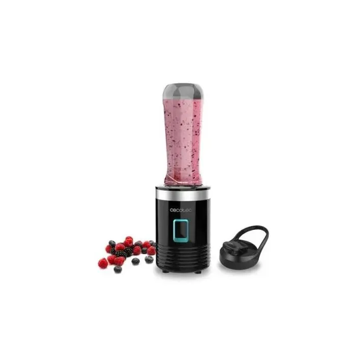 Mixeur - CECOTEC - Power Titanium 350 - 350 W - Verre portatif - 600 ml - Noir