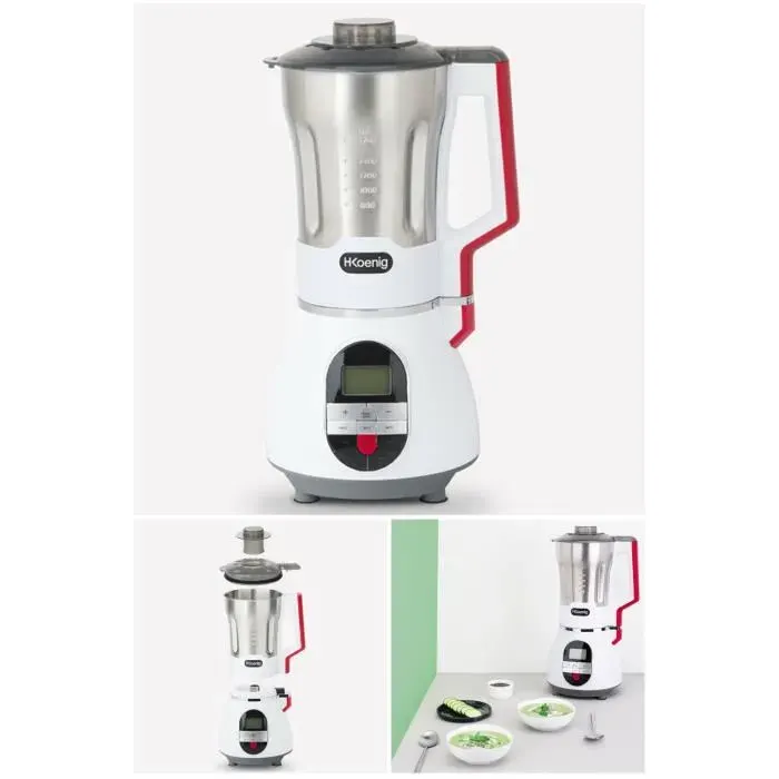 Mixeur/cuiseur - ACIER INOX - MXC36 - 900W - Écran LCD - Capacité 14 L chauds 17 L froids