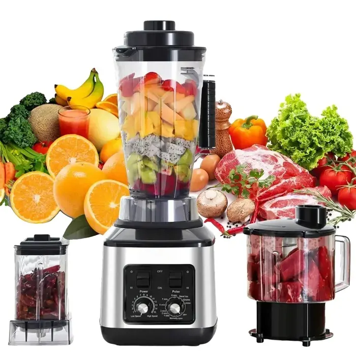 Mixeur de table - OEM - 3-en-1 - 9500W - 3L - Bol mixeur blender