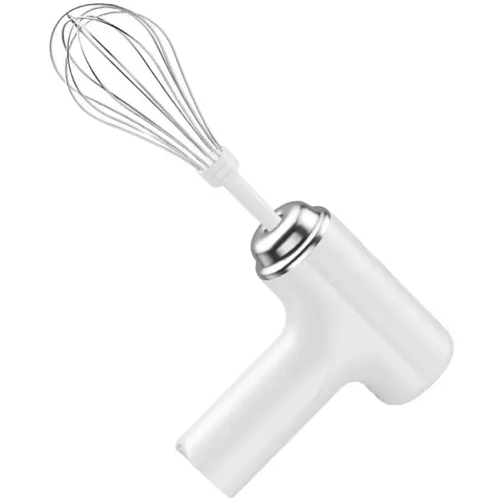 Mixeur électrique 13 W 3 vitesses portable blanc