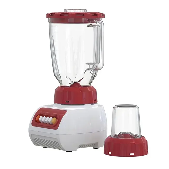 Mixeur électrique - AVIZAR - 400W - Bol gradué - Moulin compact - Rouge