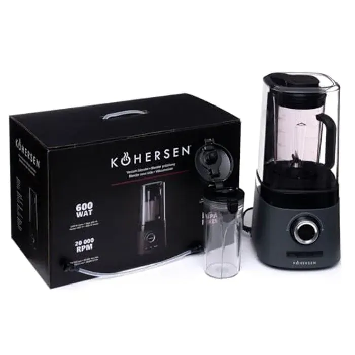 Mixeur en Verre - Kohersen - 71097 - 600 W - 600 ML - Anthracite