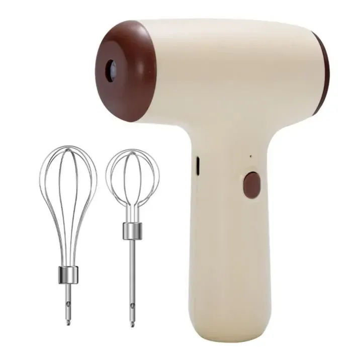Mixeur Marron - Fouet électrique sans fil pour crème automatique Stabmixer Marron (100 Watt)