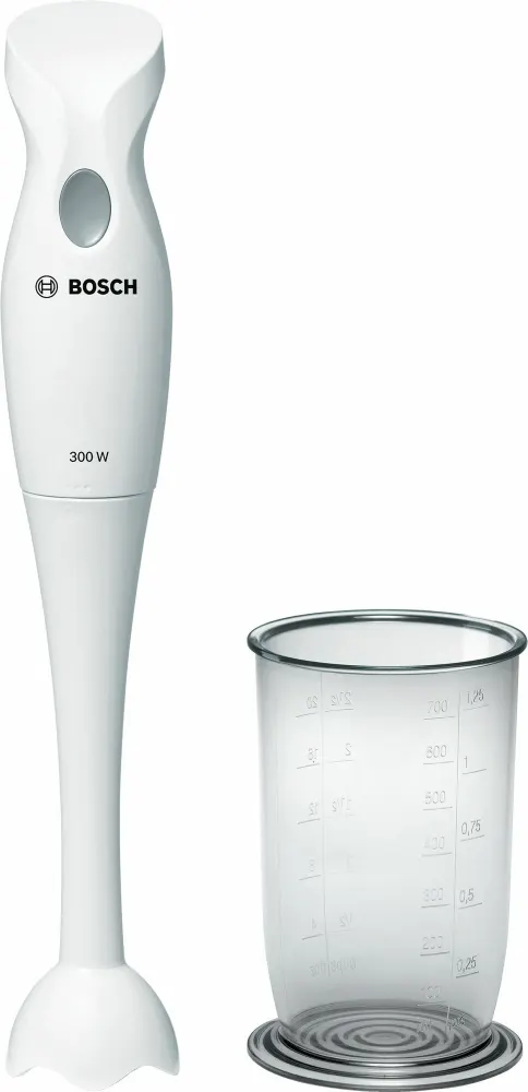 Mixeur plongeant - BOSCH MSM6B150 - Blanc - 300 W - Turbo — coloris Blanche
