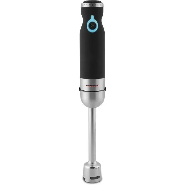 Mixeur plongeant GASTROBACK Advanced Pro E Noirargenté 800W