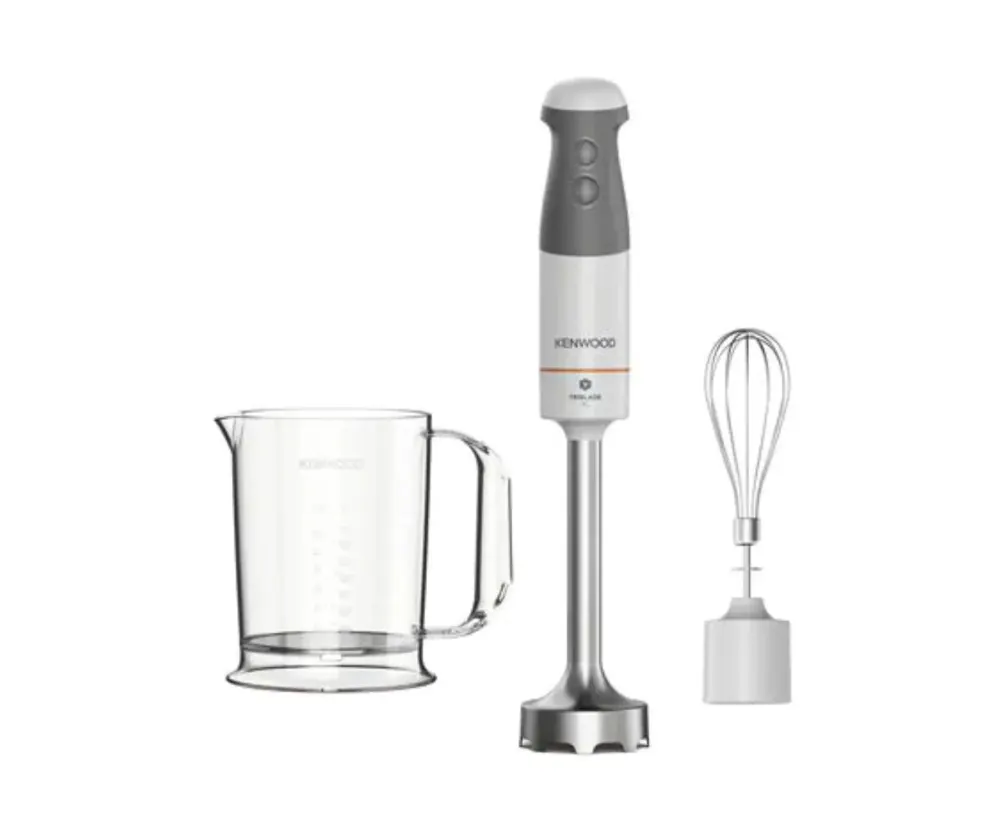 Mixeur plongeant - KENWOOD - Triblade XL HBM40.002WH - 850 W - Acier inoxydable - Gris