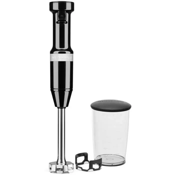 Mixeur plongeant KitchenAid Classic 5KHBV53 - Noir - Vitesse variable - 180 W — coloris Noire