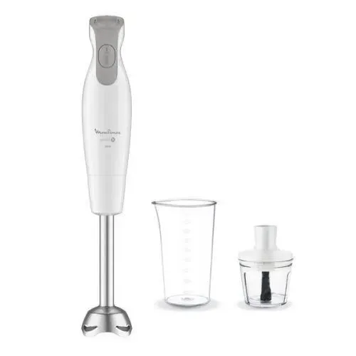 Mixeur plongeant - Moulinex - DD552110 - 600W - Blanc - 2 vitesses