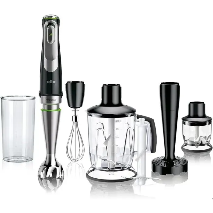 Mixeur Plongeant Multifonction 4 en 1 BYONDSELF - 700W - Hachoir Fouet Mixeur pour Bébé Alimentaire - Sans BPA