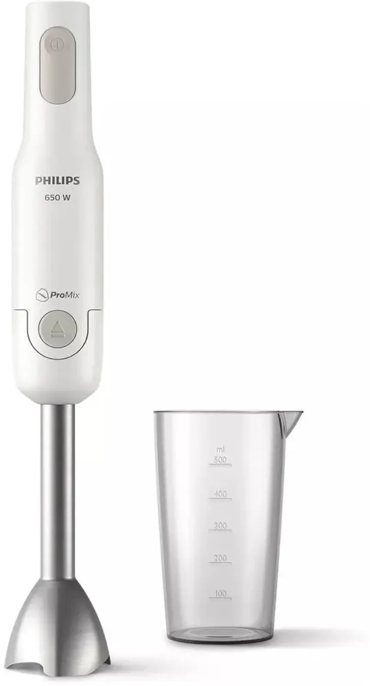Mixeur plongeant - PHILIPS - HR2534/00 - ProMix Daily Série 3000 - 650W - Blanc