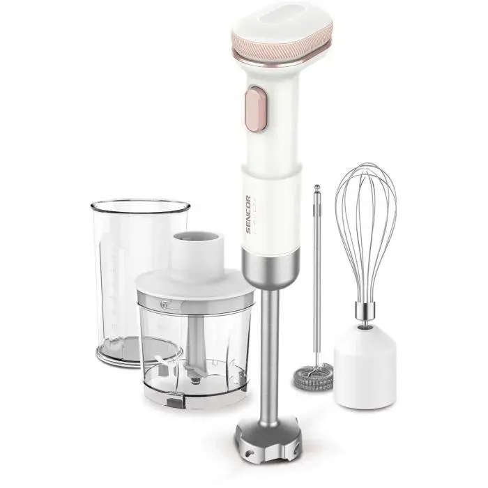 Mixeur plongeant - SENCOR - SHB 9130WH - 111 V - Récipients 500 et 700 ml - Blanc