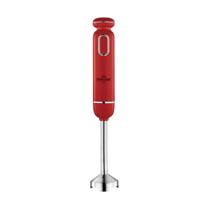Mixeur plongeant - SWISS HAUS - SH-HB19 - 600 W - 3 en 1 - Rouge