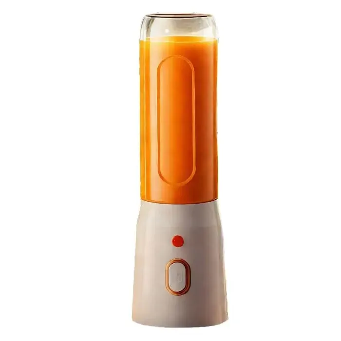 Mixeur portable - 21000 tr/min 10 lames +2 tasses 450ml USB-C - blanc Étiquette