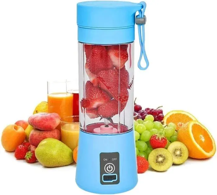 Mixeur portable 380 ml six tasses à jus 3D mixeur personnel rechargeable avec USB mini mixeur pour milk-shakes smoothies jus