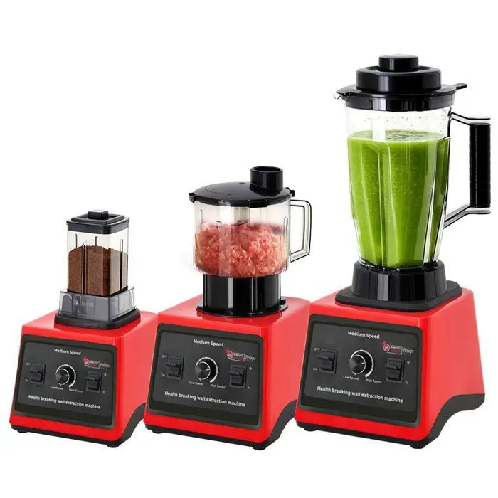 Mixeur professionnel Mixeur à grande vitesse Blender multifonction 3 en 1 haute vitesse Blender professionnel pour smoothies