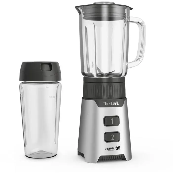 Mixeur - TEFAL - BL16GE30 - 400 W - 2 vitesses - Récipient en verre 07 l