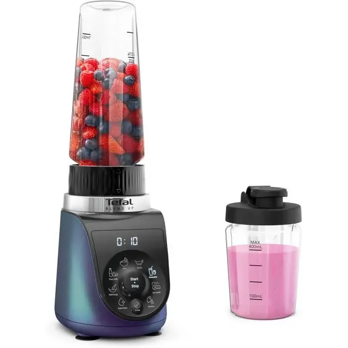 Mixeur - Tefal - BL19H4 - Compact - 8 Programmes Automatiques - Fonction Ice Crush