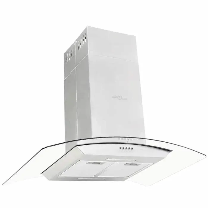 &Mode Hotte Aspirante Cuisine - Hotte îlot 90 cm Acier inoxydable - 756 m³/h LED Sale447685