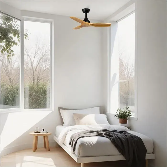 MORELOS MINI Ventilateur noir sans lumière Ø91