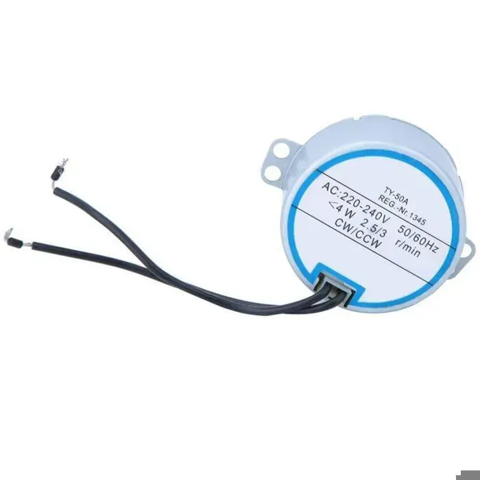 Moteur TY-50A moteur synchrone de haute qualité avec télécommande 220-240 V CW/CCW pour ventilateurs à tête mobile