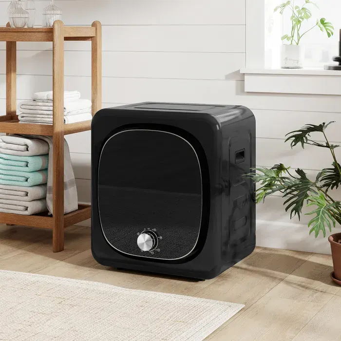 MOTHINESSTO4560-Sèche linge à évacuation électrique 800 W 4 Kg avec 5 modes de séchage cuve en acier inoxydable charge frontale
