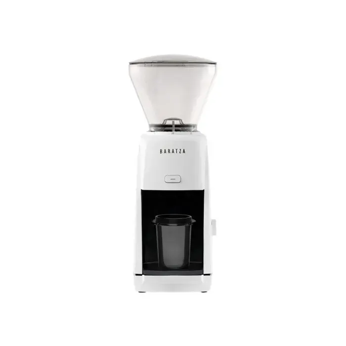 Moulin à café électrique - BARATZA - Encore ESP - Meules coniques 40 mm - Réglages 1–40 espresso/filtre - Blanc