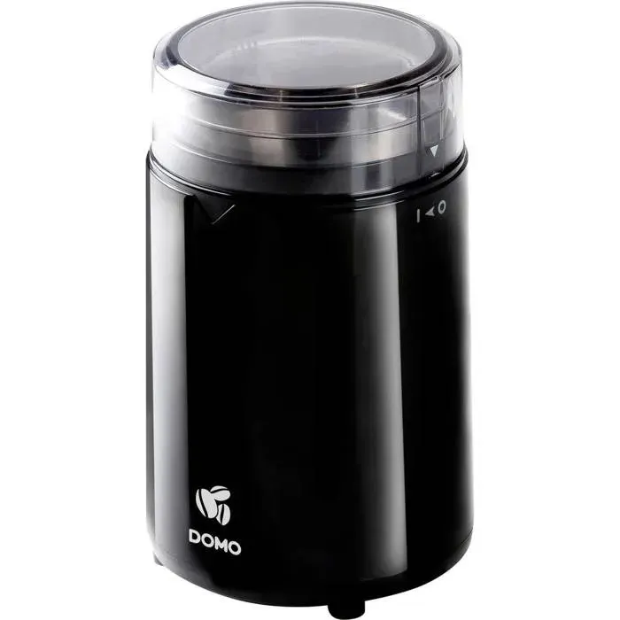 Moulin à café électrique - DOMO - DO712K - 150 W - Capacité : 70 g - Mécanisme broyeur à meules