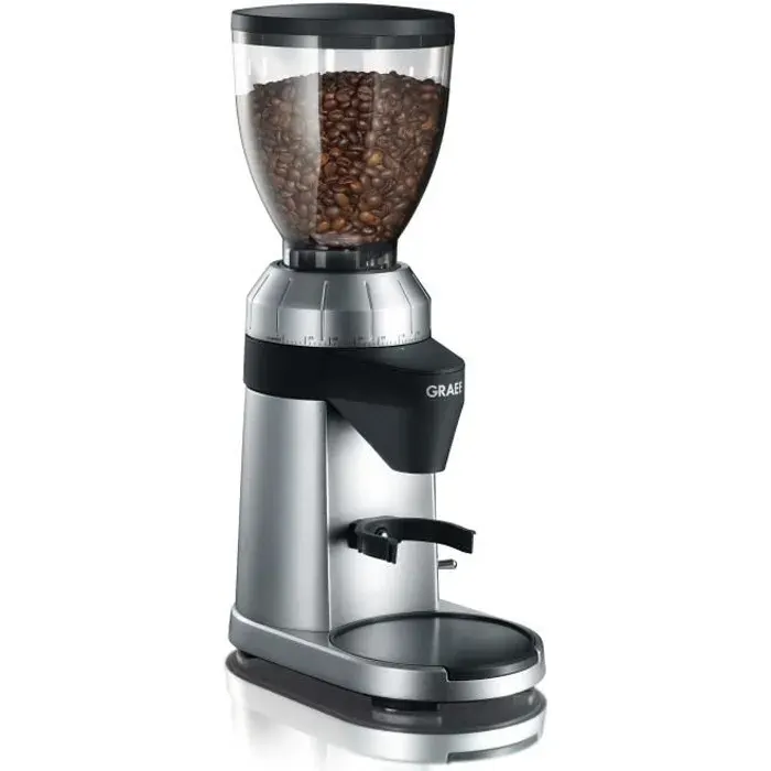 Moulin à café électrique GRAEF CM800 - Capacité 350 gr - 40 niveaux de mouture - Corps inox