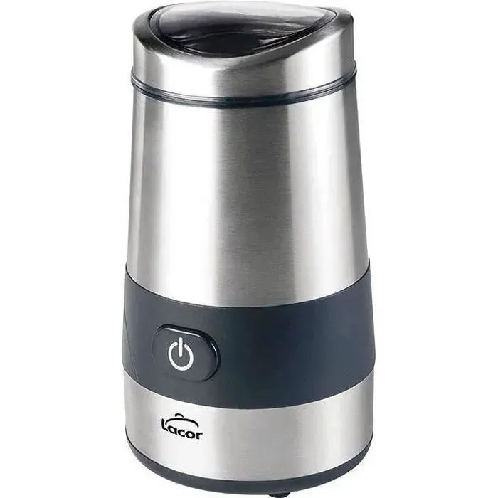 Moulin à café électrique - LACOR - 69385 - 200W - Inox - Gris