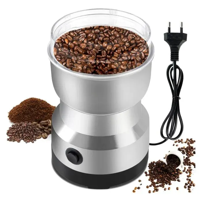 Moulin à café électrique moulin à café moulin électrique de puissance 200 W moulin à épices pour moudre wépices herbes noix.
